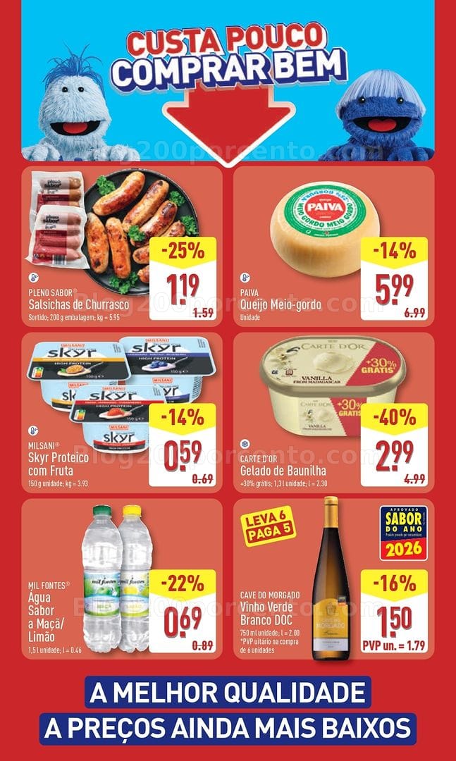 Antevisão Folheto ALDI Promoções de 6 a 12 julho